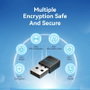 Vention KDSB0 Adaptador USB WiFi 433 Mbps Negro